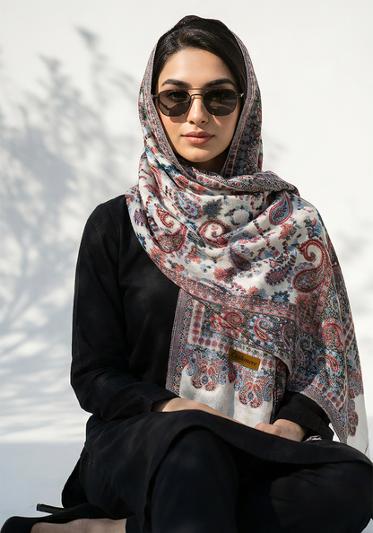 Kani handwoven Hijab - White
