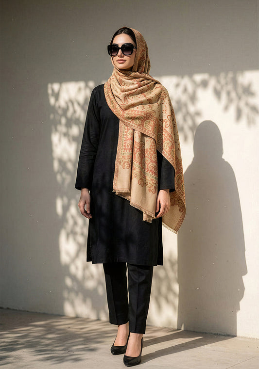 Kani handwoven Hijab - Beige