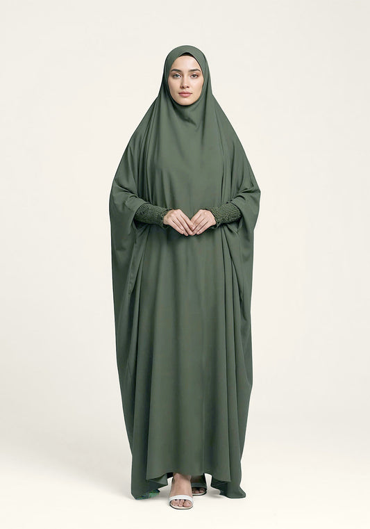 Saudi Jilbab - Olive