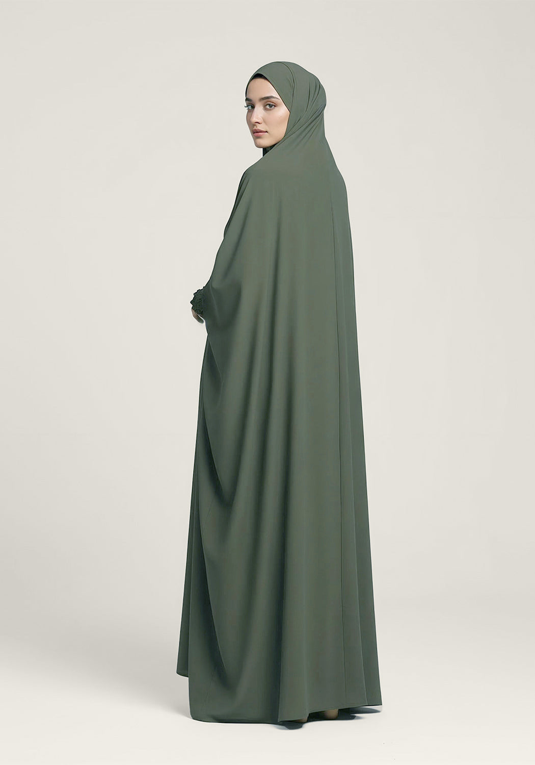 Saudi Jilbab - Olive