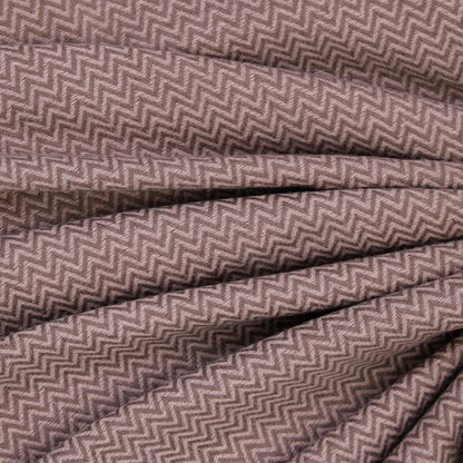 ZigZag Cashmere Hijab - Pink-Brown