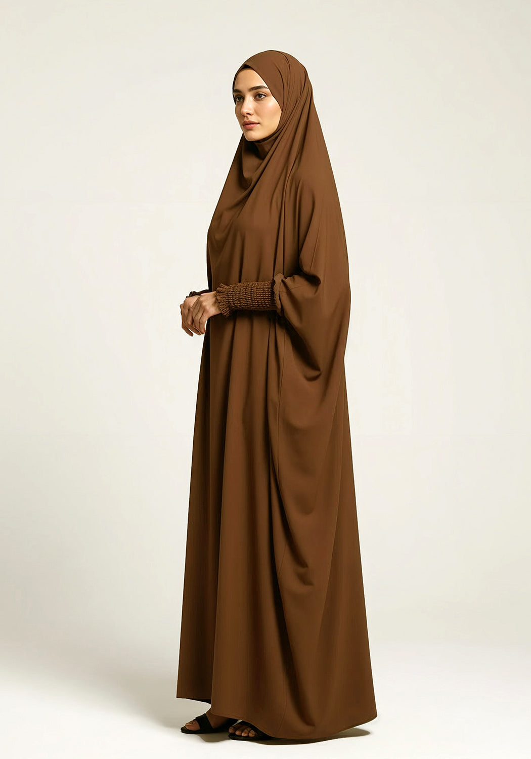 Saudi Jilbab - Brown