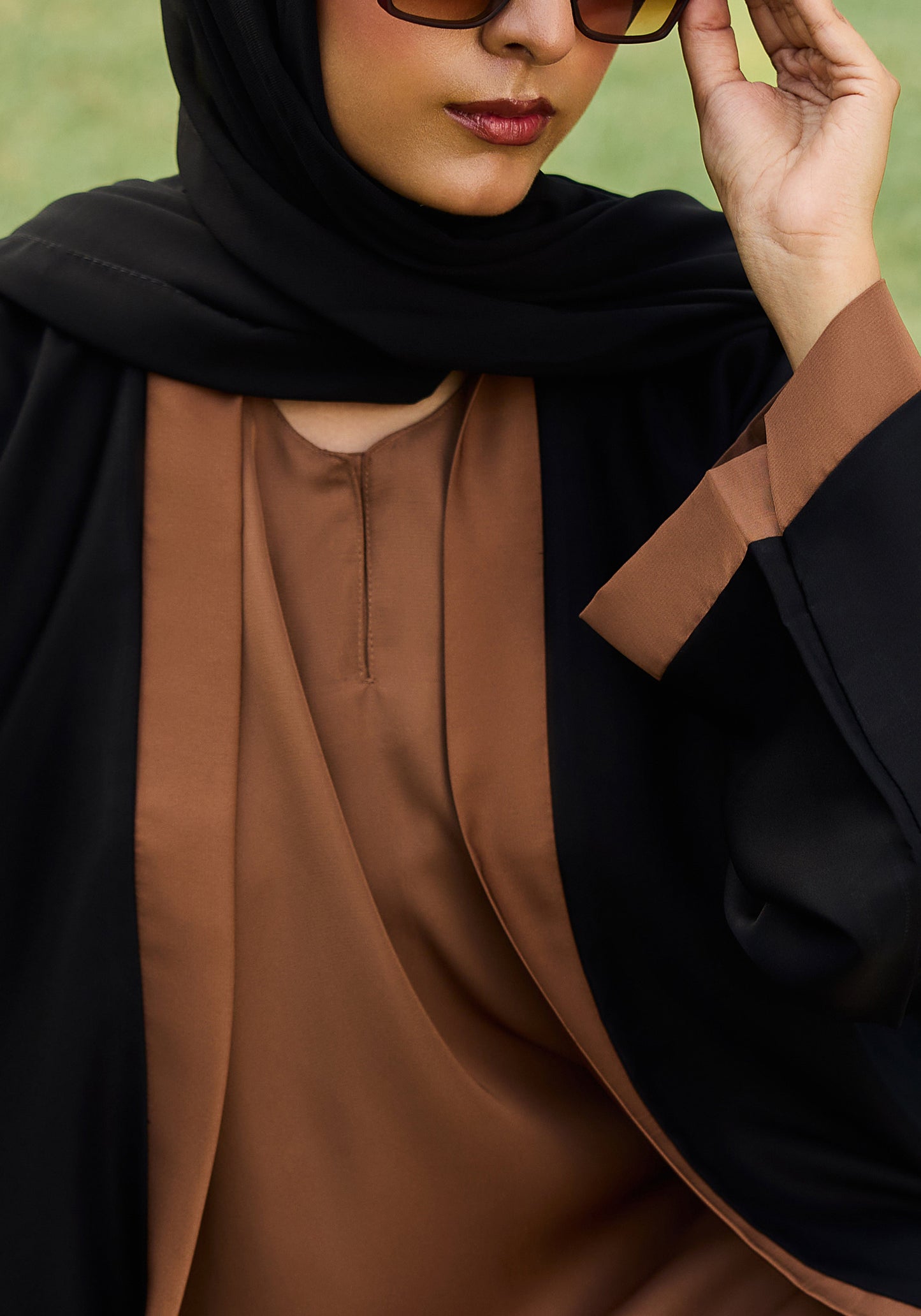 Shanayl Brown Abaya | The Classic Edits
