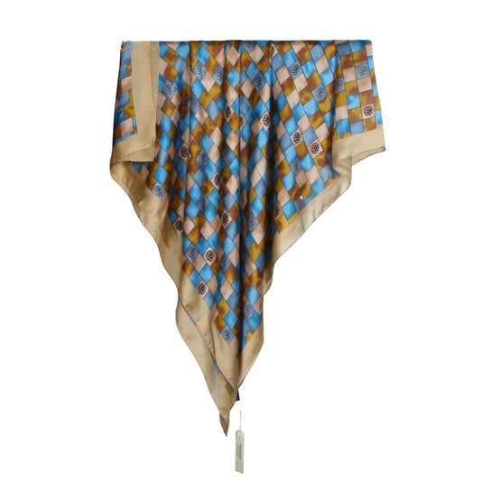 Silk Branded-Golden-Blue