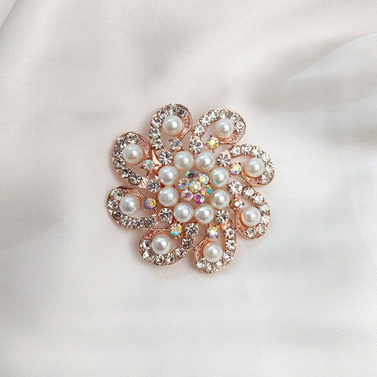 White Pearl Brooch