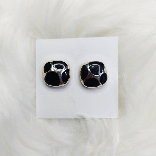 Antique Black Square Magnet Pins
