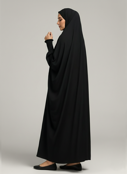 Saudi Jilbab  - Black