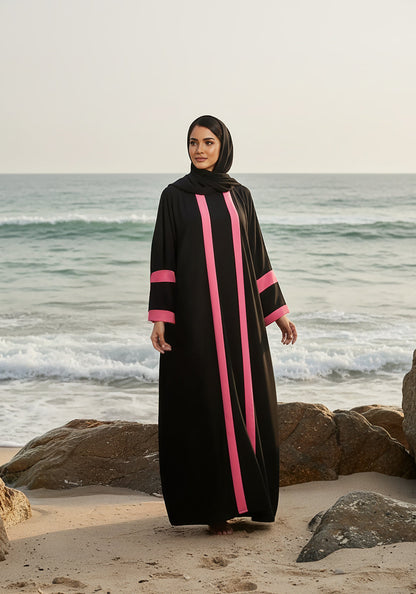 Alluring Fusion Abaya | Serene Threads