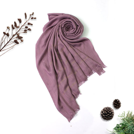 Turkish Stone Hijab - Lilac