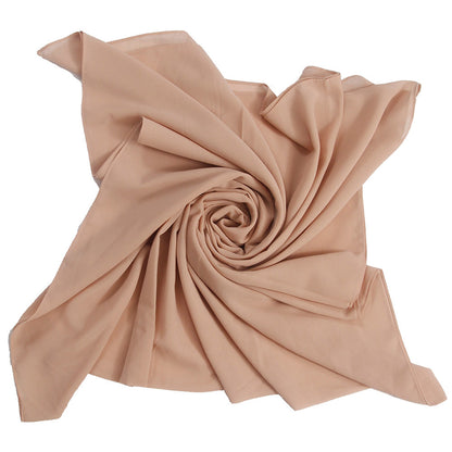 Shades Of Orange Chiffon Hijabs