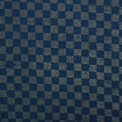 Chiffon Check Foil-Teal