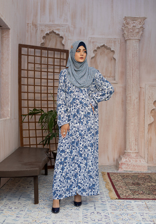 Rubaba Abaya With Scarf
