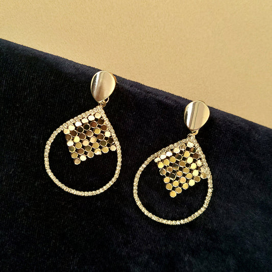 Pear drop earrings