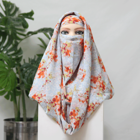 Georgette Vibrant Misri Hijab