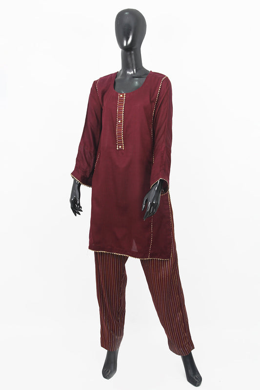 Maroon Suit