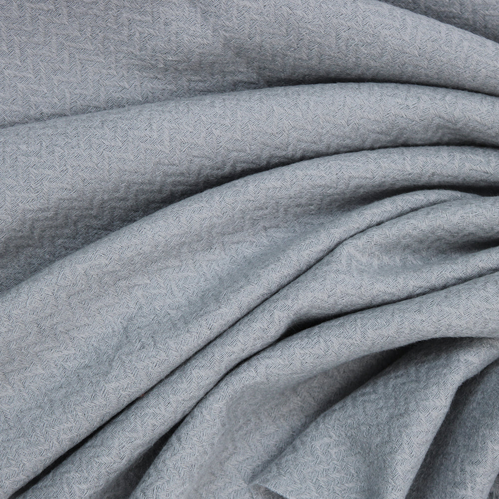 ZigZag Cashmere Hijab - Grey