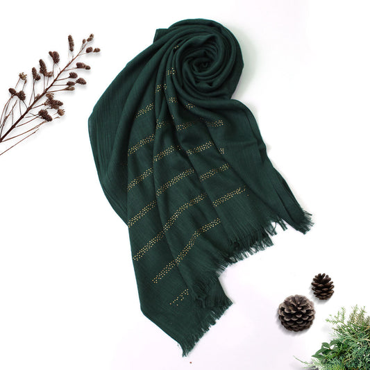 Turkish Stone Hijab - Green