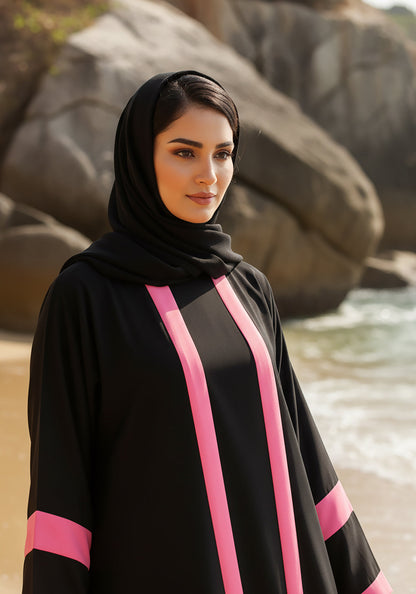 Alluring Fusion Abaya | Serene Threads