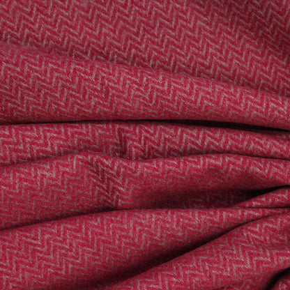 ZigZag Cashmere Hijab - Maroon