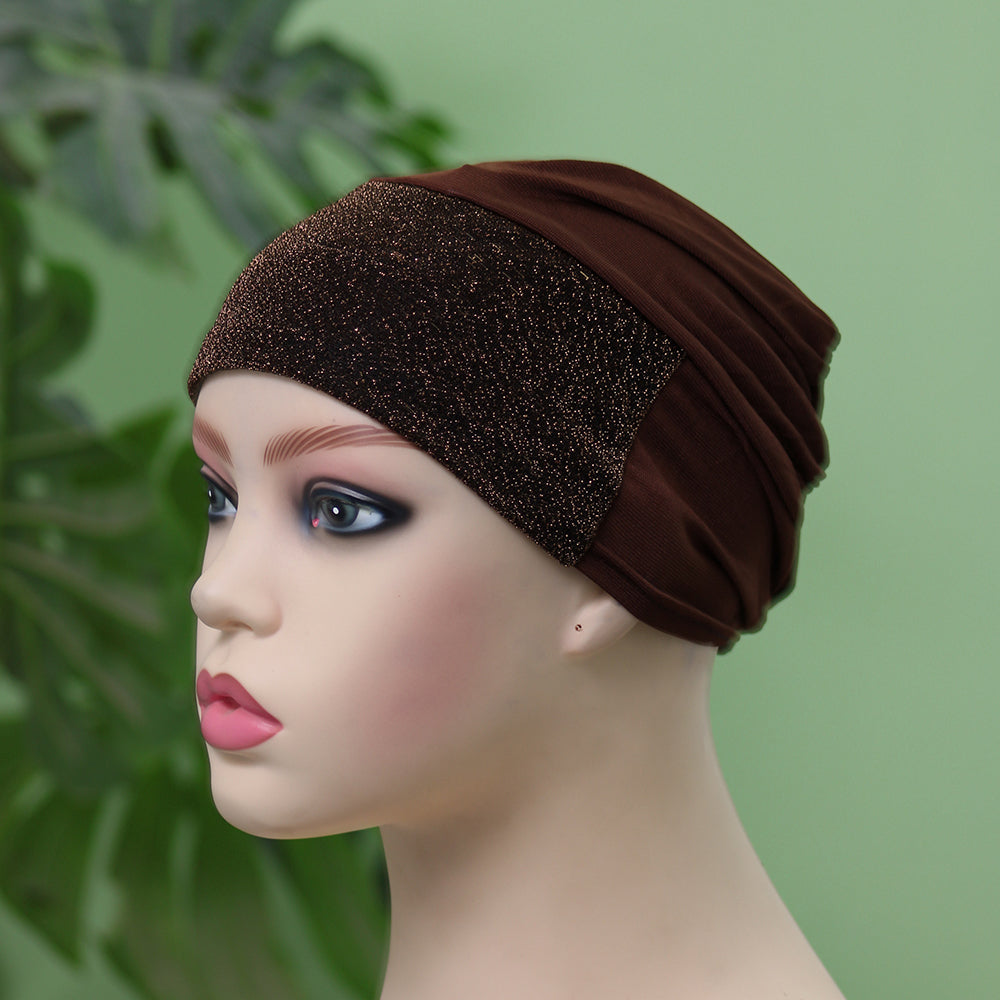 Glitter Hijab Cap