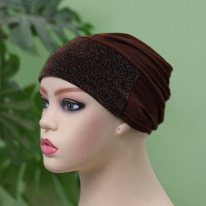 Glitter Hijab Cap