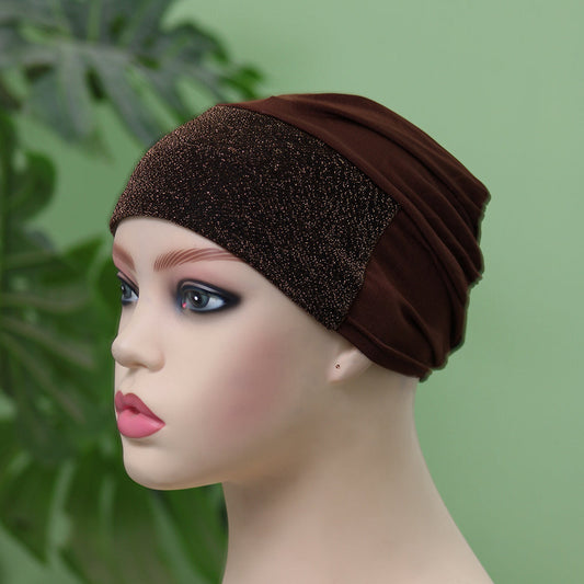 Glitter Hijab Cap