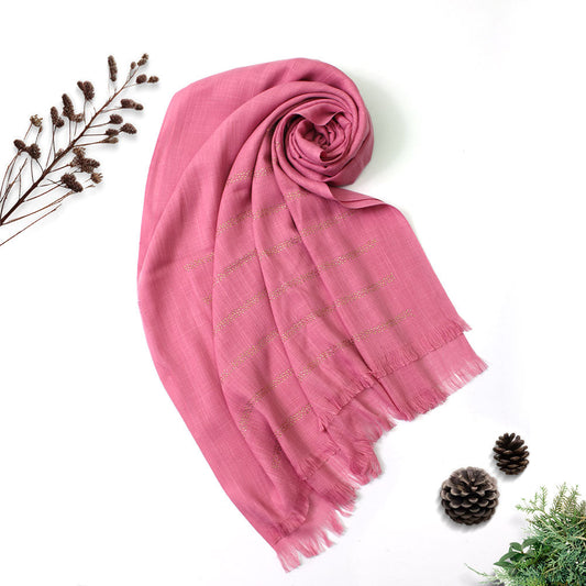 Turkish Stone Hijab - Pink