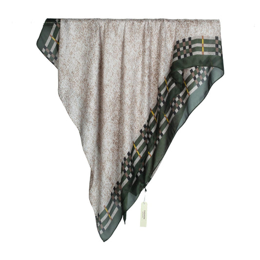 Silk Branded-Brown-Green