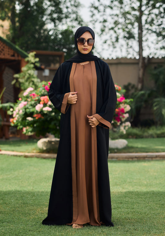 Shanayl Brown Abaya | The Classic Edits