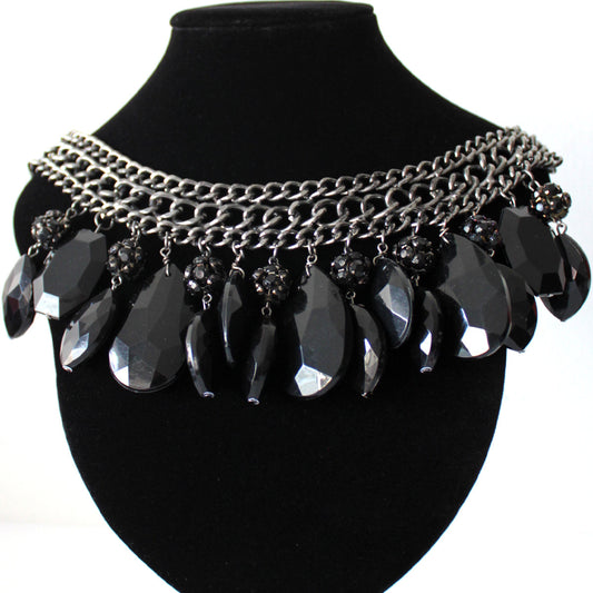 Black Chunky Necklace