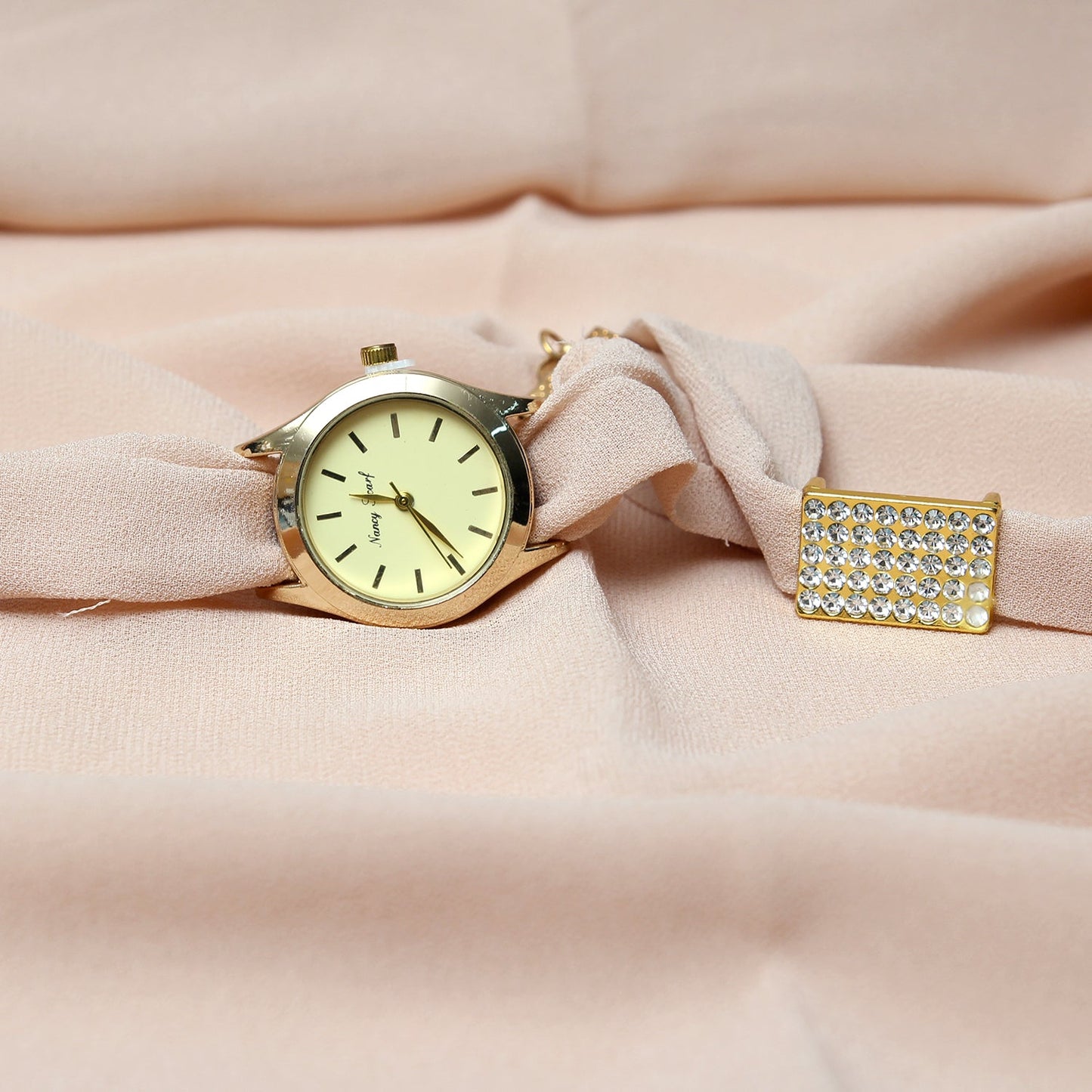 Hijab, Watch & Bracelet Matching Set - Skin