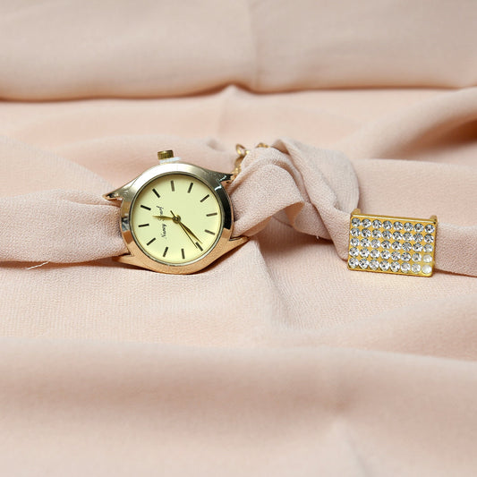 Hijab, Watch & Bracelet Matching Set - Skin