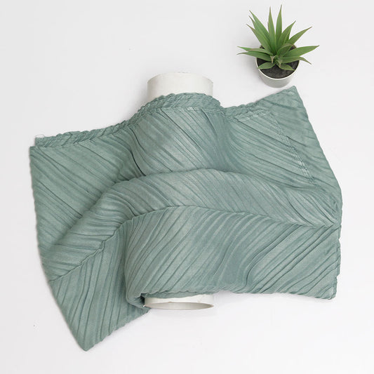 Crinkle Lawn Hijab - Sea Green