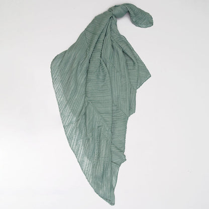 Crinkle Lawn Hijab - Sea Green