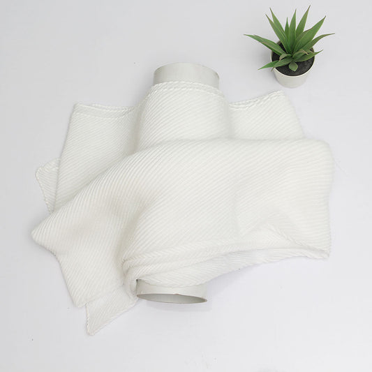 Crinkle Lawn Hijab - White
