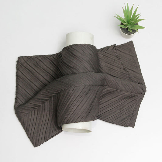 Crinkle Lawn Hijab - Charcoal