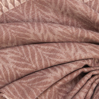 Palm Leaf Cashmere Hijab - Peanut