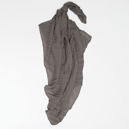 Crinkle Lawn Hijab Grey