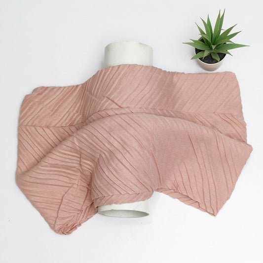 Crinkle Lawn Hijab - pink
