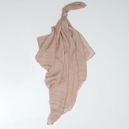 Crinkle Lawn Hijab - Dusty pink