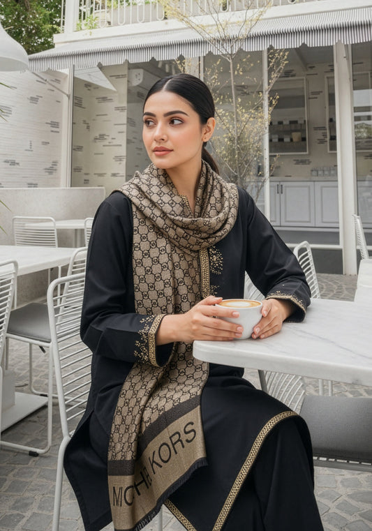 Michael Kors Pashmina Hijab  - Fawn