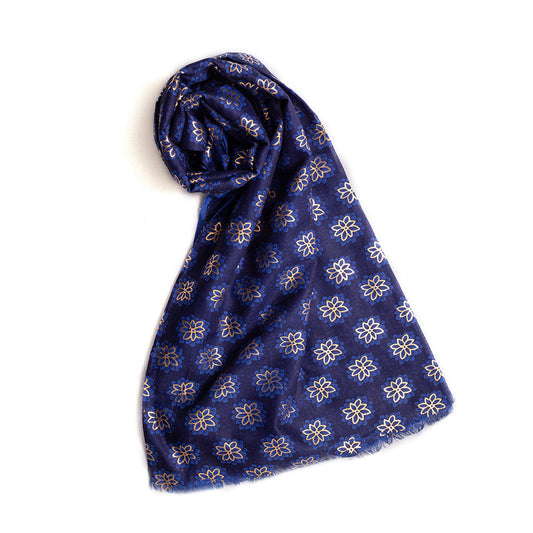 Gul Patrick Blue Hijab