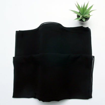 Plain Chiffon - Black
