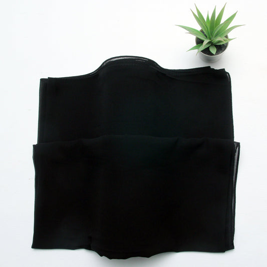 Plain Chiffon - Black