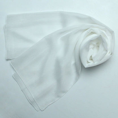 Metallic Chiffon-White