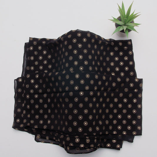 Chiffon Due Drop-Black