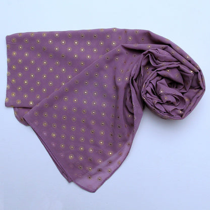 Chiffon Due Drop-Light Purple