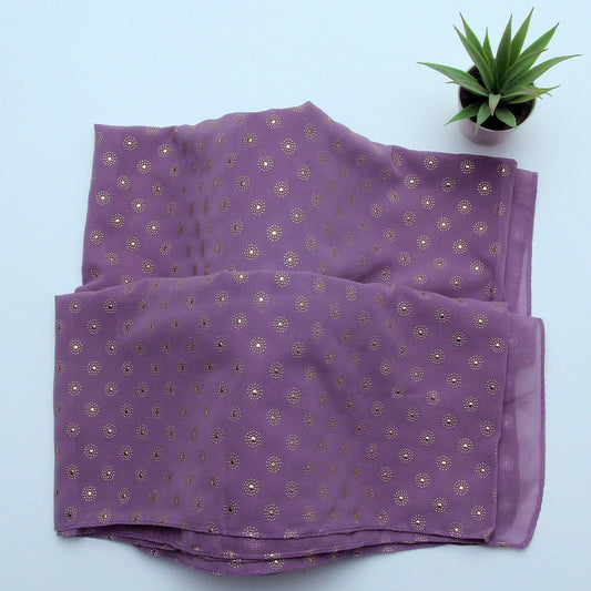 Chiffon Due Drop-Light Purple