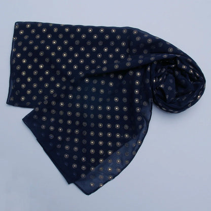 Chiffon Due Drop-Navy Blue