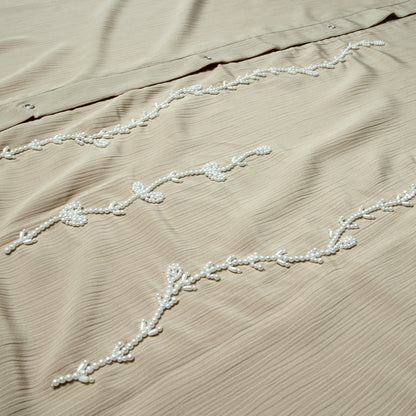 Pearls Dabka Abaya | Serene Threads